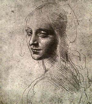Леонардо да Винчи: Голова женщины