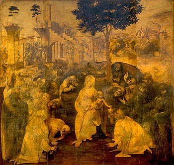 Леонардо да Винчи: Поклонение волхвов