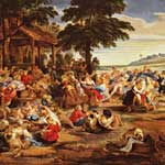 картина рубенса «Крестьянская свадьба»